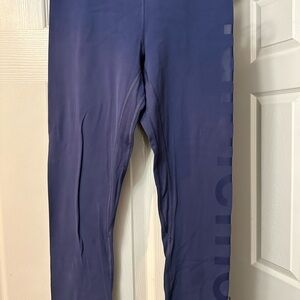 Lululemon Align 23” leggings with logo on leg